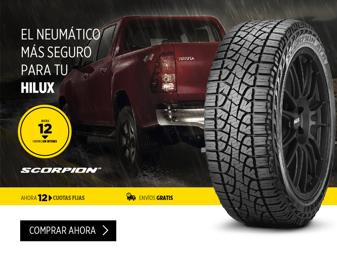 Neumaticos para Toyota Hilux en Argentina - Pirelli Scorpion - (11)